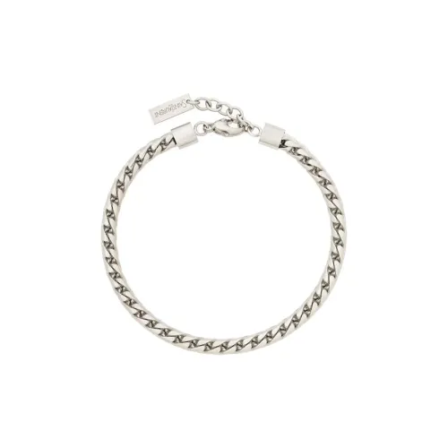 SAINT LAURENT Metal Bracelets Unisex Silver
