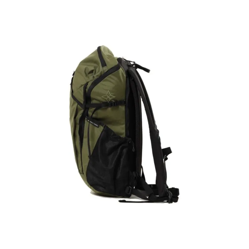 PAAGO WORKS Nylon Backpack Unisex Moss Green-2