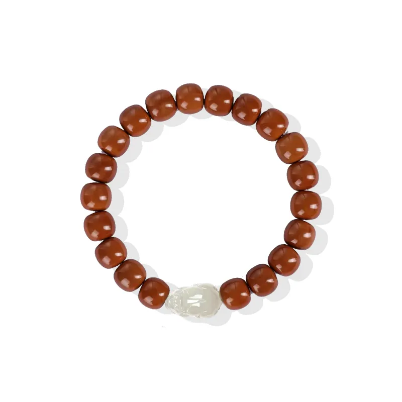 MY Monkey Head Walnut Bracelets Unisex-0