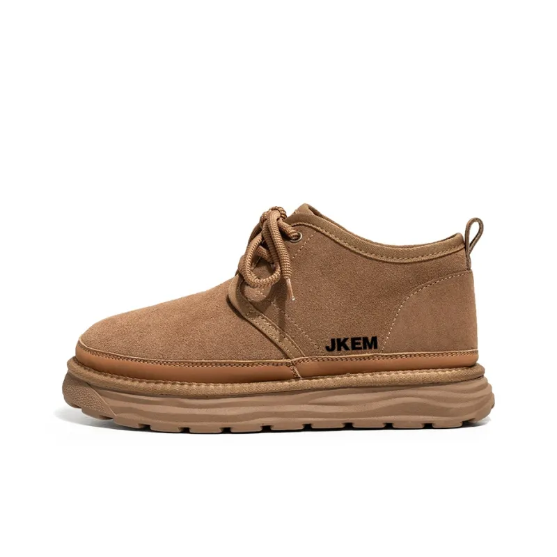 JKEM Abrasion Resistant Cushioning Slip Resistant Short Snow Boots Unisex-5