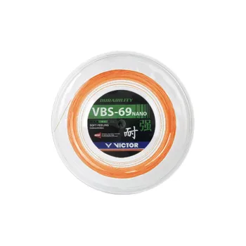 VICTOR Stretchable And Durable Badminton Racket Strings Ball Court Unisex 200m* 0.69mm