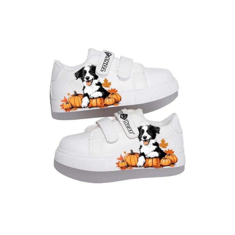 TONYBEAR Low Top Kids' Skateboarding Shoes White Kids'-1