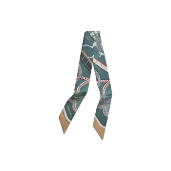 HERMES Mulberry Silk Silk Scarves Women's Multicolor