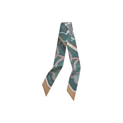 HERMES Mulberry Silk Silk Scarves Women's Multicolor