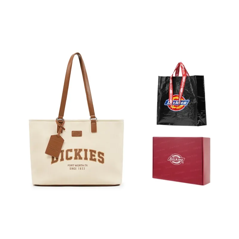 Dickies PU Tote Bag, Shopping Bag, Handbag, Shoulder Bag Tubas Women's Denim Blue/Apricot-7