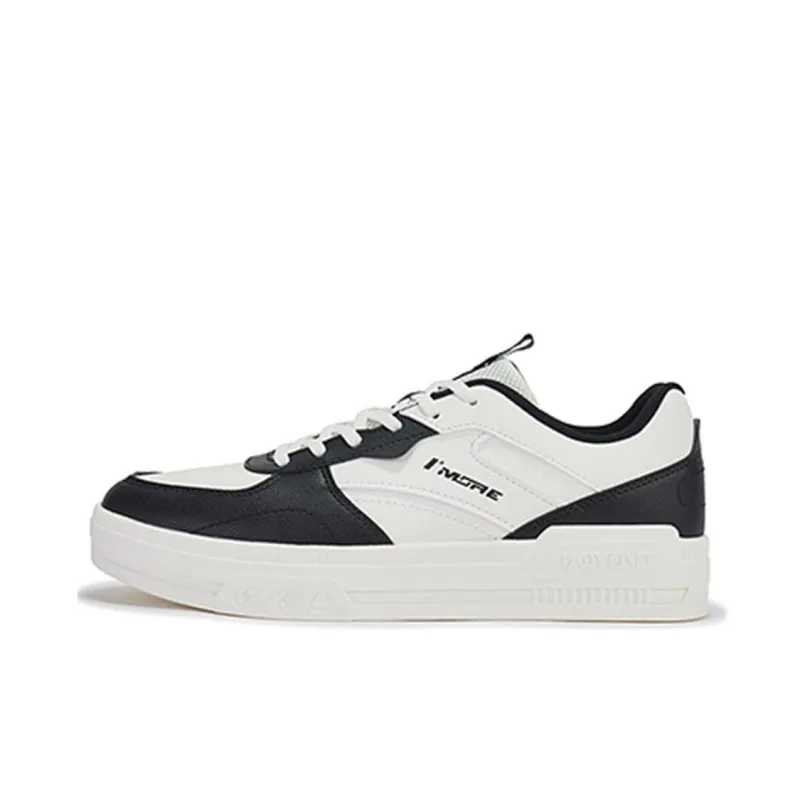 361° Air Force One Water Resistant Lightweight Low Top Skateboard Shoes Men's White Black-0