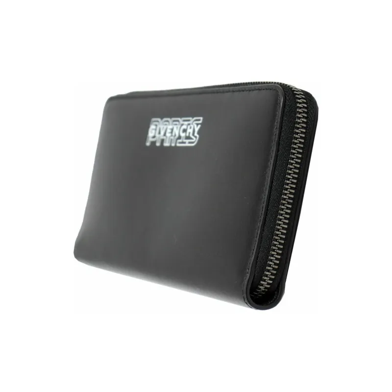 GIVENCHY Leather Wallet Men's Black-1