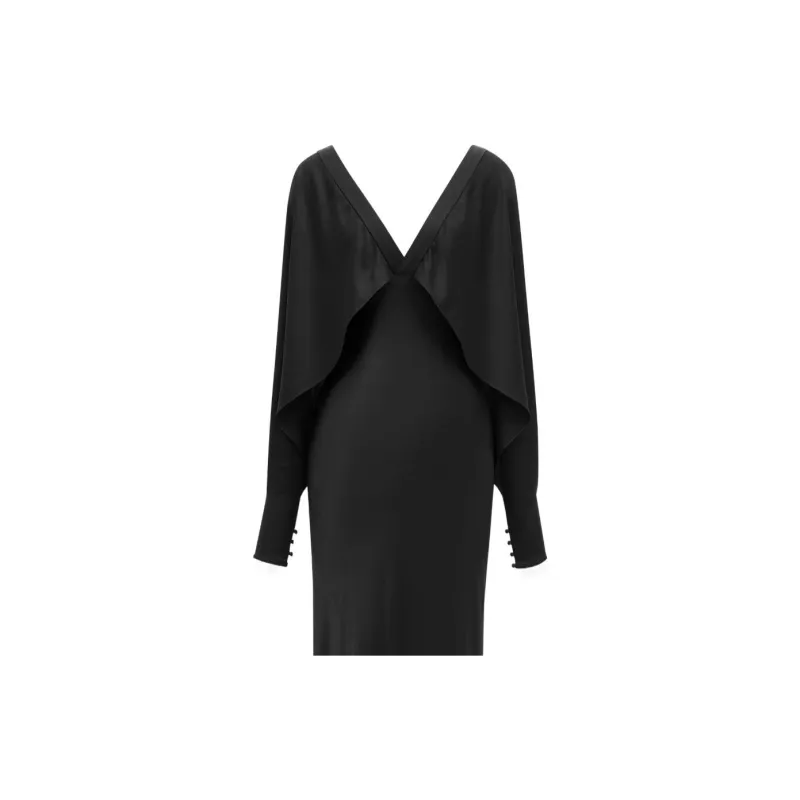 SAINT LAURENT Silk Satin Maxi Dress-4