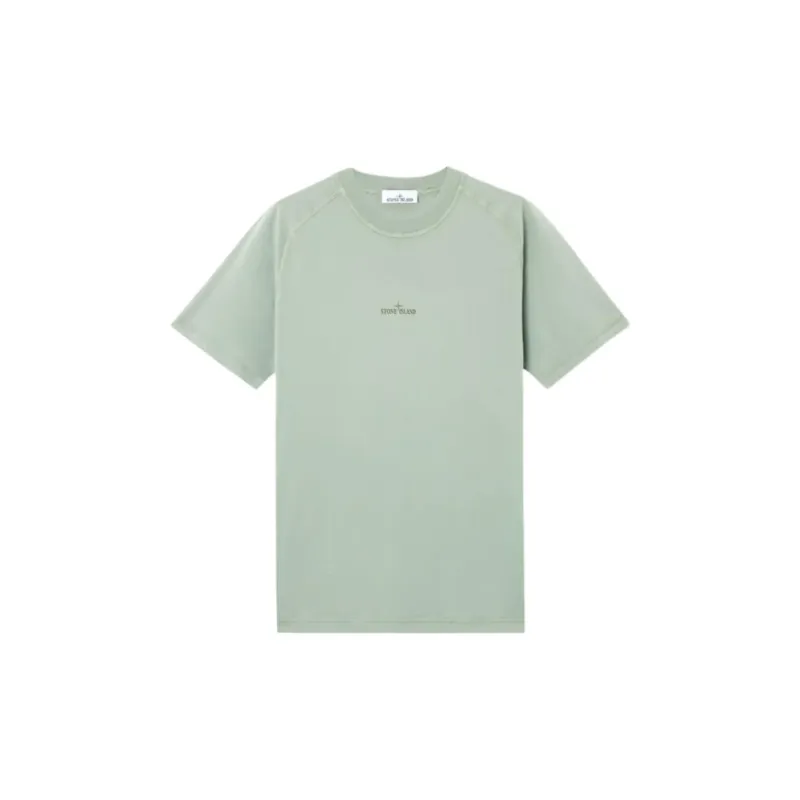 STONE ISLAND SS25 T Shirts Men Sage Green-1