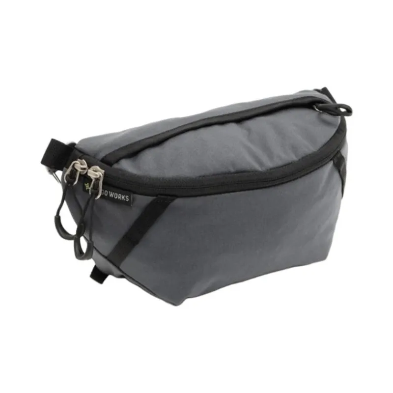 PAAGO WORKS Nylon Shoulder Bag Medium Size Unisex Urban Gray-4