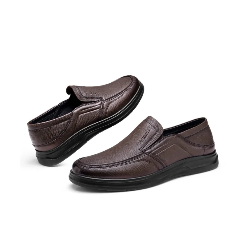 Strongman 3515 Men's Casual Shoes Black Brown-7