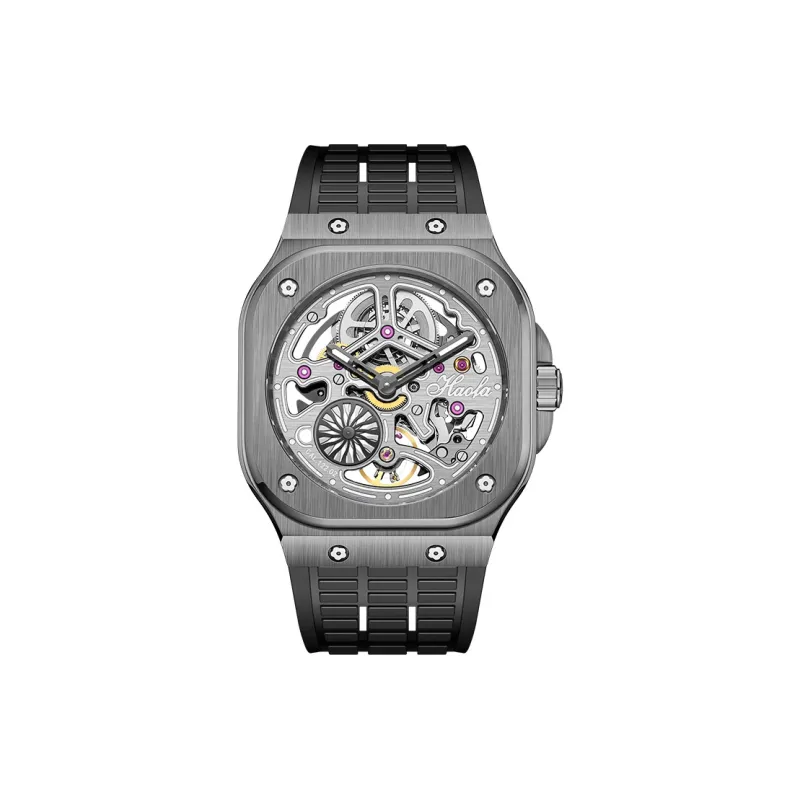 HaofaTourbillon 1960 Automatic Mechanical Movement Watch Men's Watches Cut-Out Dial-7