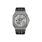 Black Case White Dial