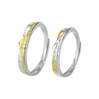 YINGNIXINDONG 925 Sterling Silver Rings Unisex