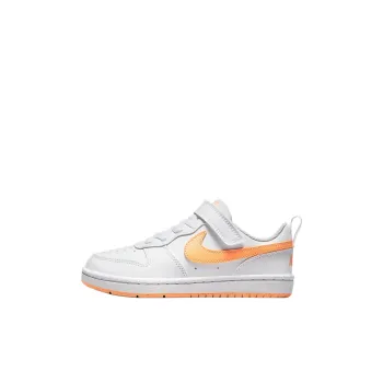 Nike Court Borough Kids' Skateboarding Shoes White/Cream Peach Red Kids'