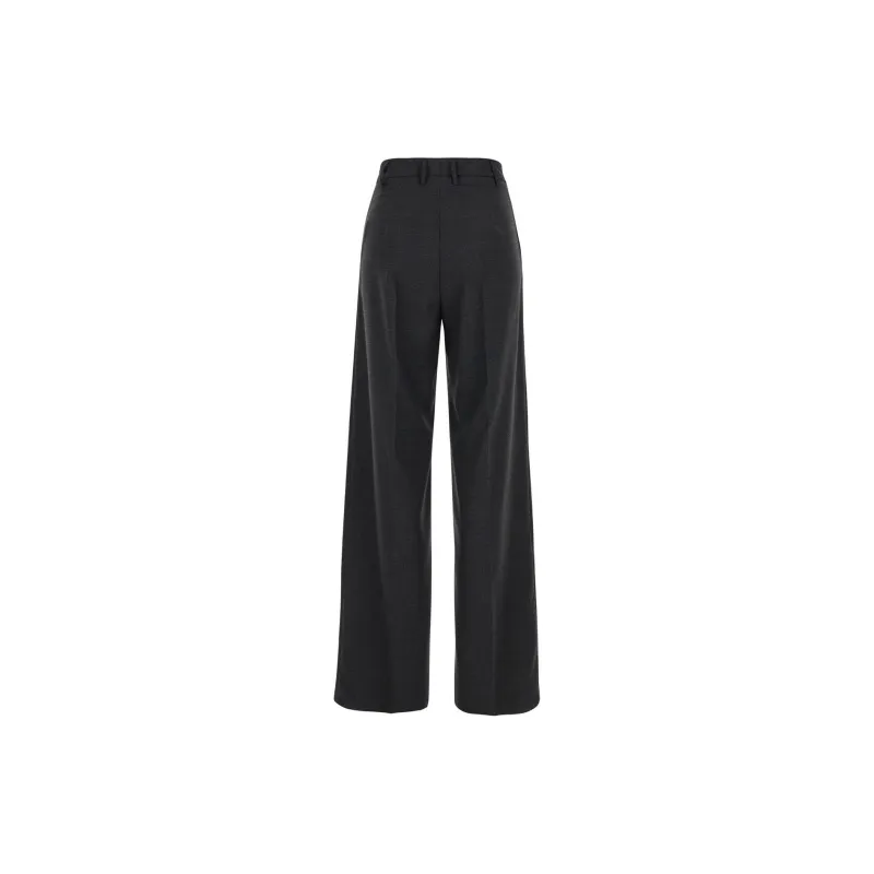 BE PLAIN Casual Pants Women's Dark Gray-1