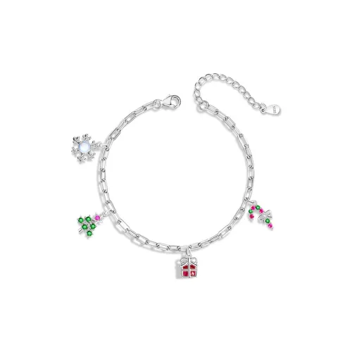 Heart Grass S925 Silver Bracelets Women's