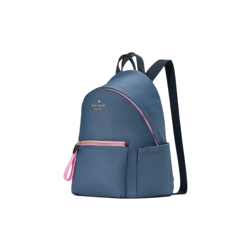 Kate Spade Chelsea Fabric Backpack Medium Size Women's Haze Blue-1