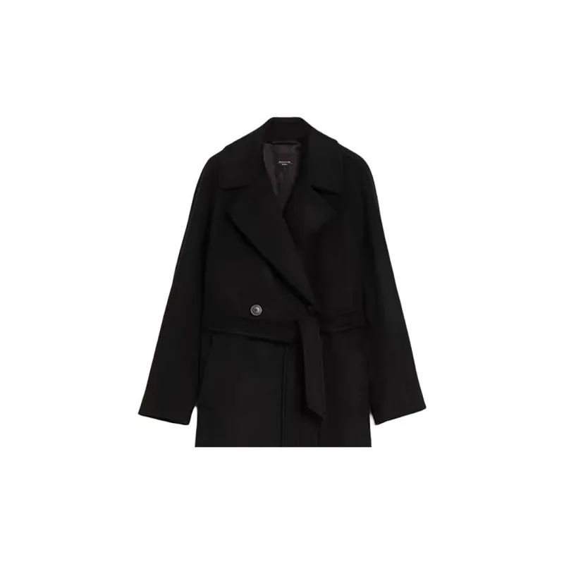 MaxMara Weekend Series Coats Women's Black-4