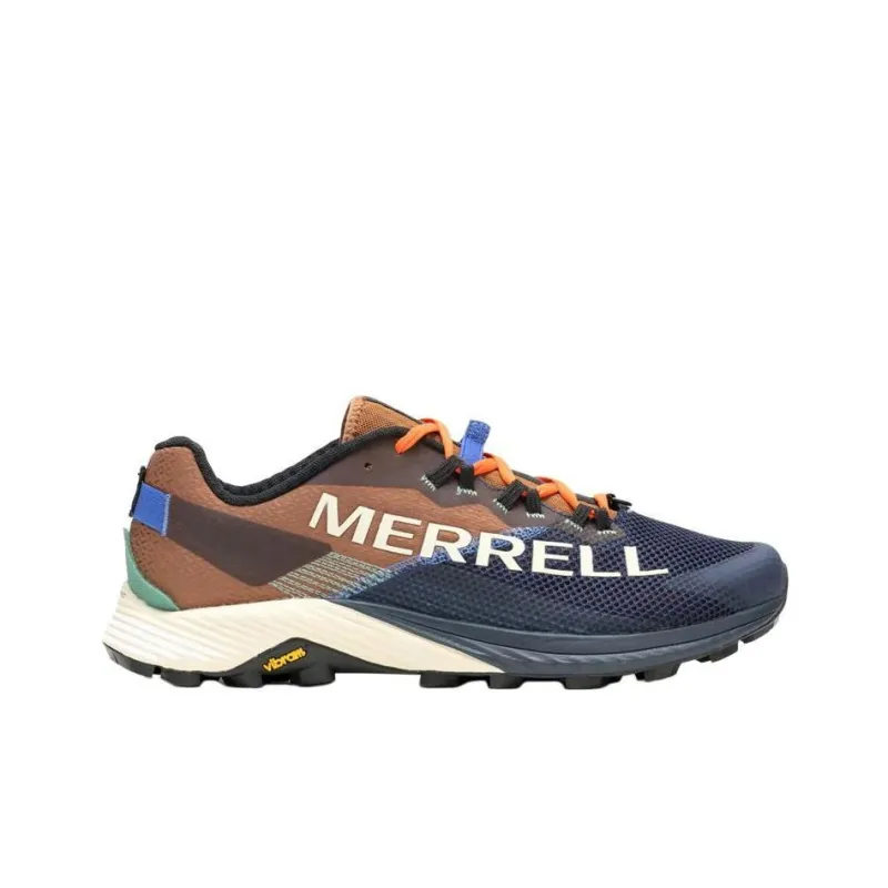 MERRELL MTL Long Sky 2 Anti-Slip Wear-Resistant Low-Top Casual Running Shoes Men's Brown Blue-1