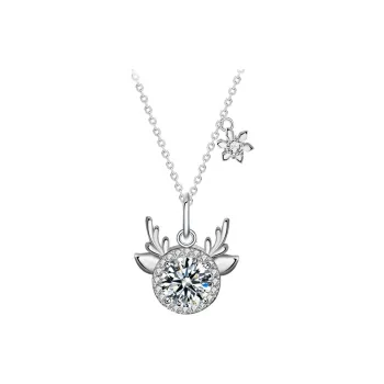 WUMZK 925 Sterling Silver Necklaces Unisex