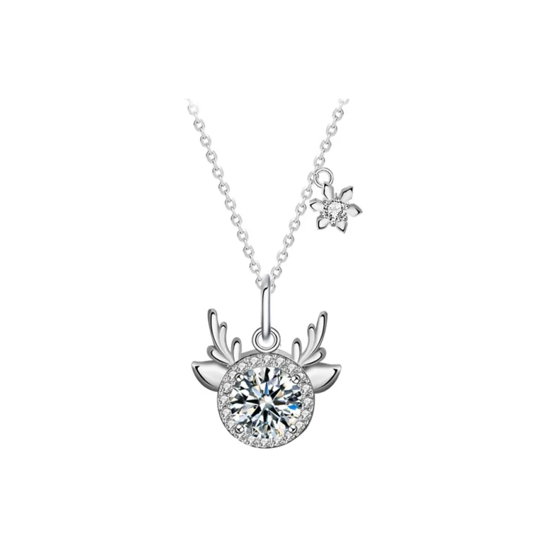 WUMZK 925 Sterling Silver Necklaces Unisex-0