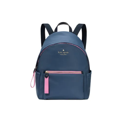 Kate Spade Chelsea Fabric Backpack Medium Size Women's Haze Blue