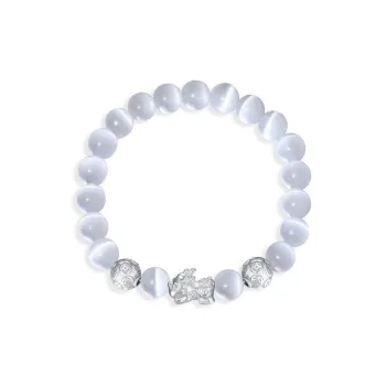 FUSSEM Cat's Eye Stone Bracelets Unisex
