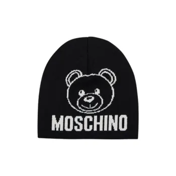 MOSCHINO Wool Beanies Women's Black