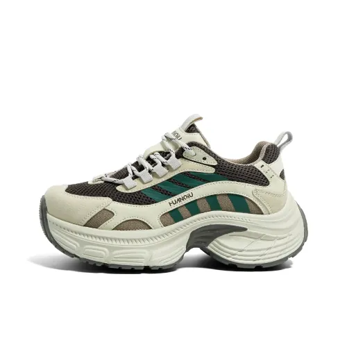 HUANQIU Cushioning Anti Slip And Wear Resistant Low Top Chunky Sneakers Women's