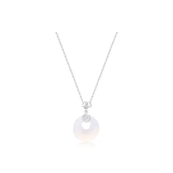 TEEX Chalcedony Jade Necklaces Women's