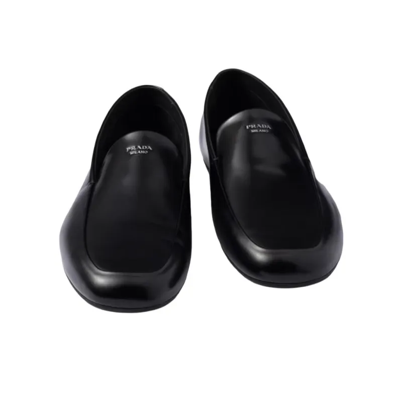 PRADA Mocassini Loafers Men's Black-3
