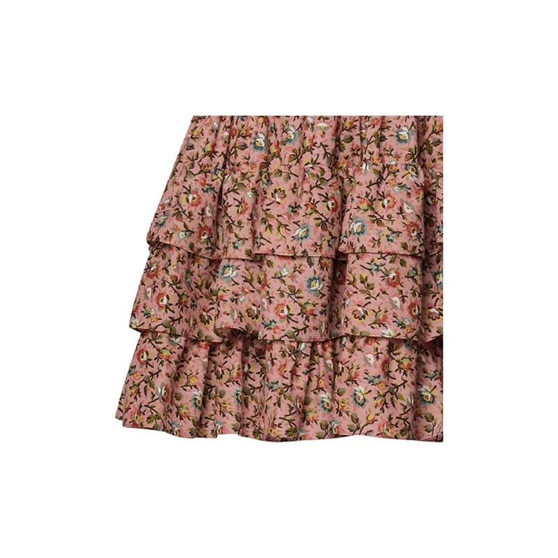 LOUIS VUITTON Winter Bloom Ruffled Mini Skirt-4