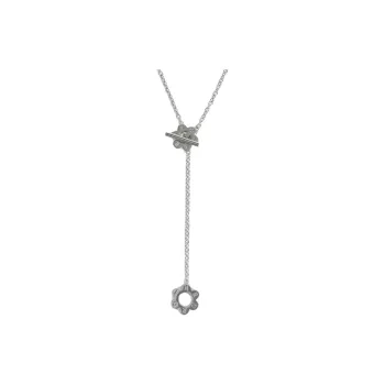 KENZO Zinc Alloy Necklaces Unisex Silver