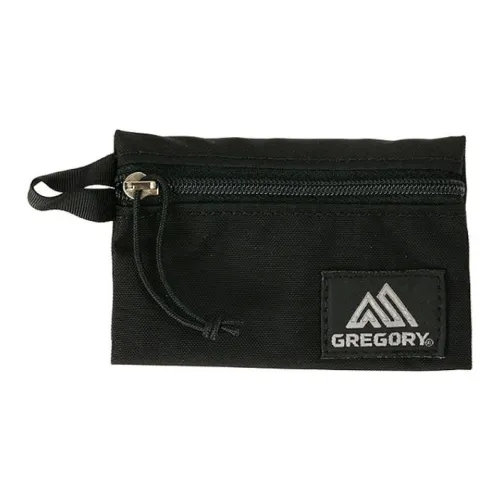 POSTGENERAL Nylon Coin Purse Unisex Black