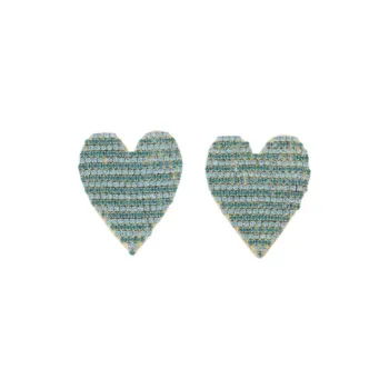 SHOUROUK Rhinestone Earrings Women's Blue
