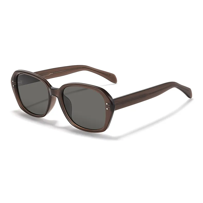 Sagawa TR/Memory Plastic Square Sunglasses Unisex-6