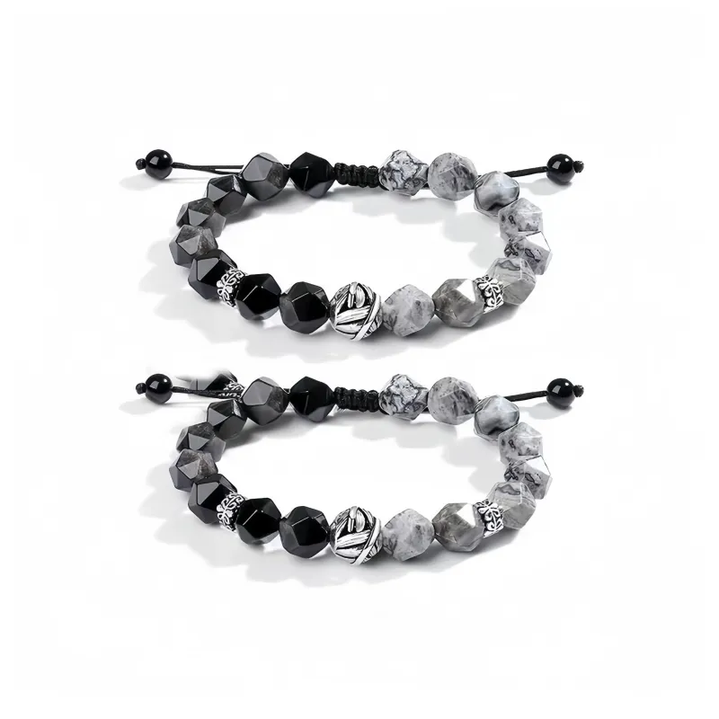 Noritake Obsidian Bracelets Unisex-5