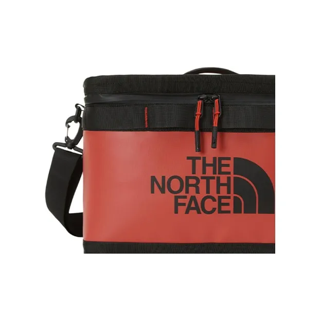 THE NORTH FACE Polyester Shoulder Bag Crossbody Bag Medium Size Unisex Red/Black-3