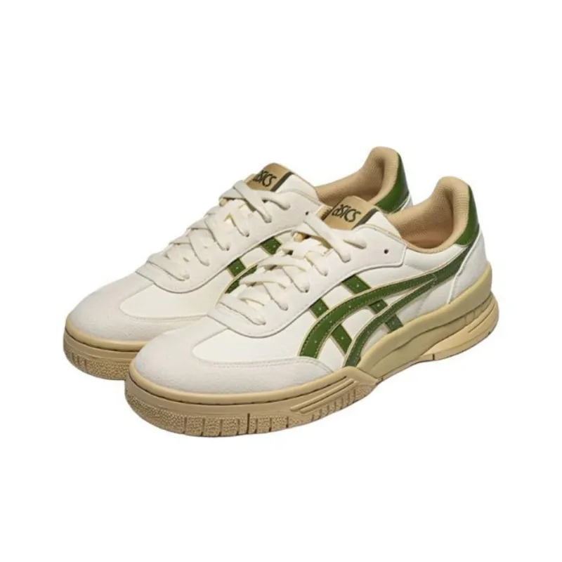 Asics Gel Spotlyte Cushioning Wear Resistant Low Top Casual Shoes Unisex Beige Green-1