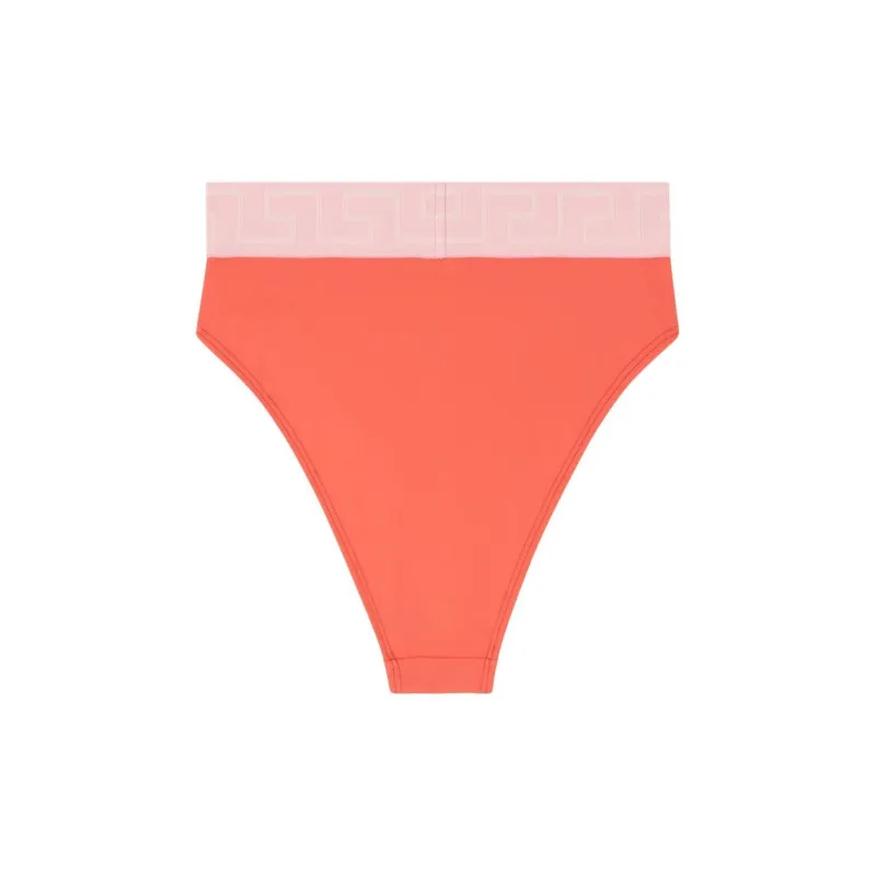 VERSACE Greca Border High waist Bikini Bottoms-1