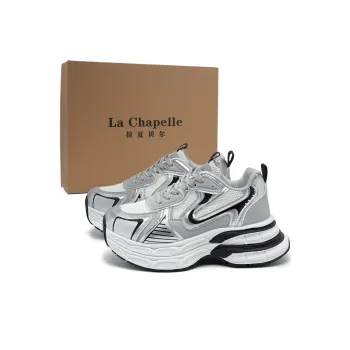 La Chapelle Height Increasing Abrasion Resistant Low Top Chunky Sneakers Women's