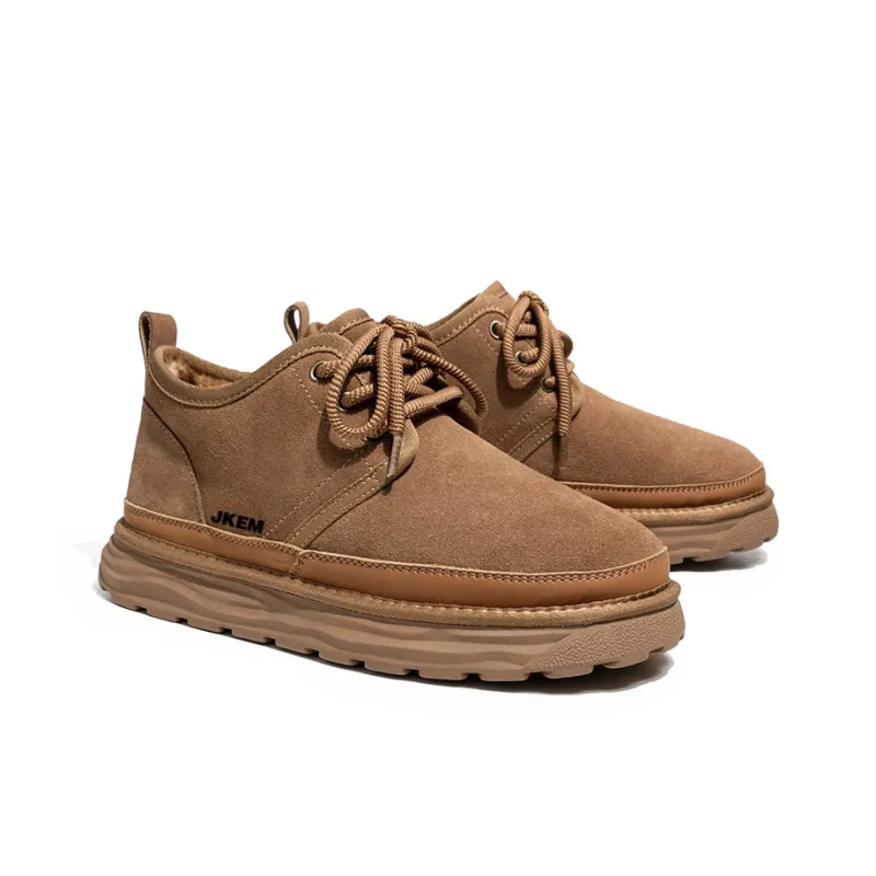 JKEM Abrasion Resistant Cushioning Slip Resistant Short Snow Boots Unisex-6