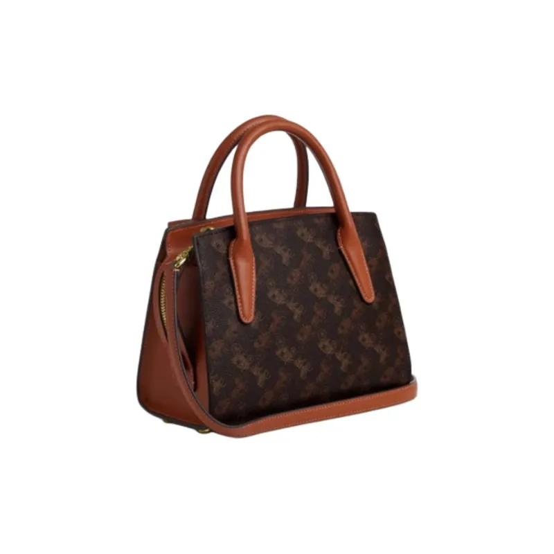 COACH ANDREA CARRYALL Artificial Leather Crossbody Handbags Small Size Women's Truffle Color-1