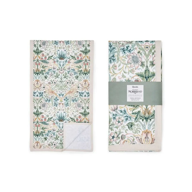 Portmeirion Cotton Tablecloth, Napkin Holders, Table Flags, And Table Runners-3