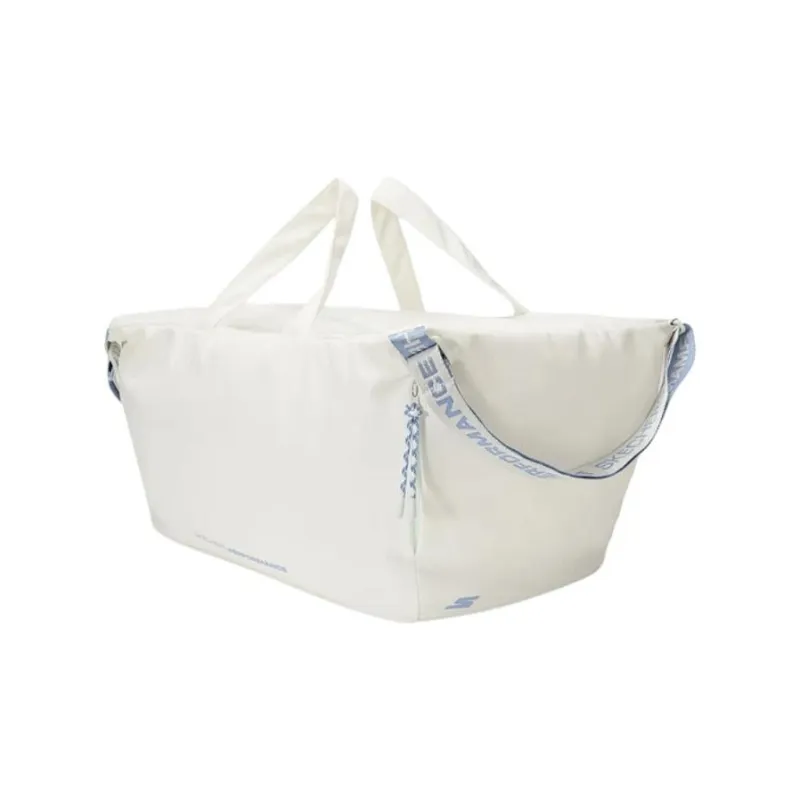 Skechers Fabric Handbag Travel Bag Regular Unisex Celebrity White-1