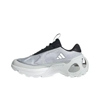 Adidas Wonder Runner Cushioning Anti Slip And Wear Resistant Low Top Running Shoes Unisex White Gray