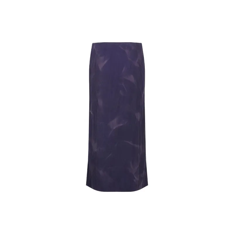 URBAN REVIVO Casual Short Skirts Women's Dark Purple-1