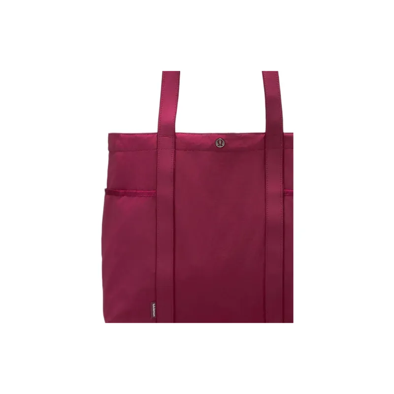 Lululemon Recycled Nylon Tote Bag, Shopping Bag, Handbag, Shoulder Bag Regular Unisex Berry-2