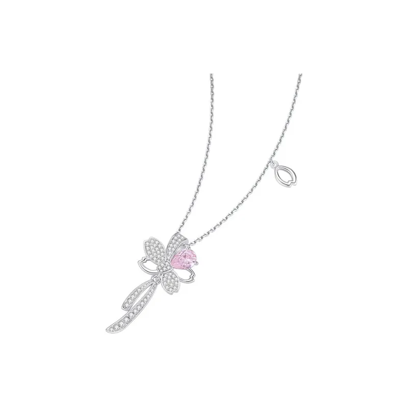 CHOW TAI SENG S925 Silver Necklaces Women's-3